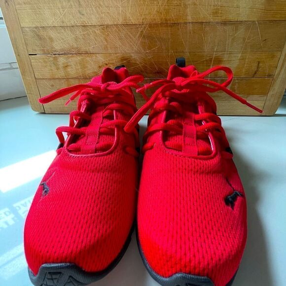 PUMA Axelion Interest Boys' Size 3.5C Red - Picture 1 of 7